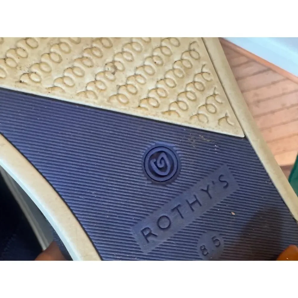 Rothy's The Original Slip On Women’s Sneakers Navy Size 8.5 (700